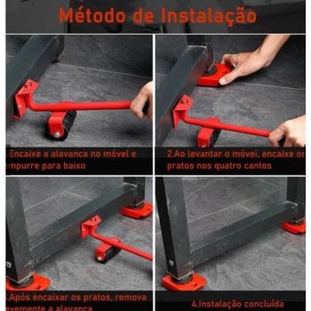 Movimentador de Móveis RollerElevador Para Transportador de Cargas Pesadas Para Mudanças