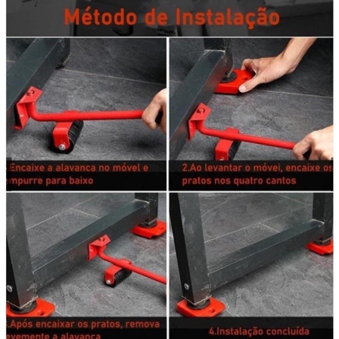Movimentador de Móveis RollerElevador Para Transportador de Cargas Pesadas Para Mudanças