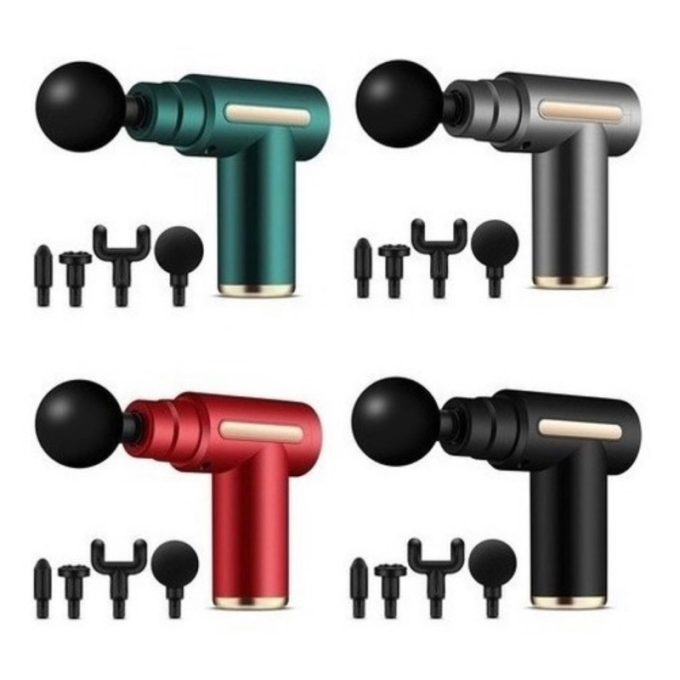 Massageador Elétrico Portátil B-max COM 4 CABEÇAS DE MASSAGEM