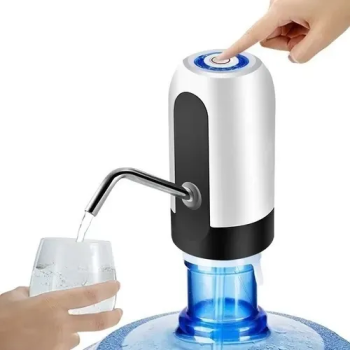 Bebedouro Bomba Eletrica P Galão agua Garrafão Com LED Recarregável