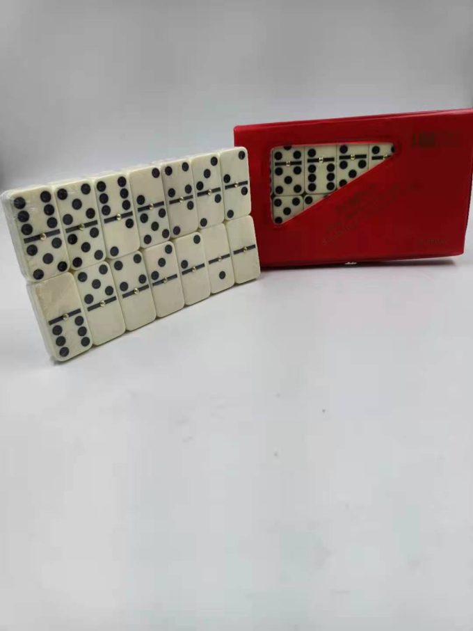 Jogo De Domino Double Six Profissional Osso Estojo C/28 Peças TOP Jogador Jogar