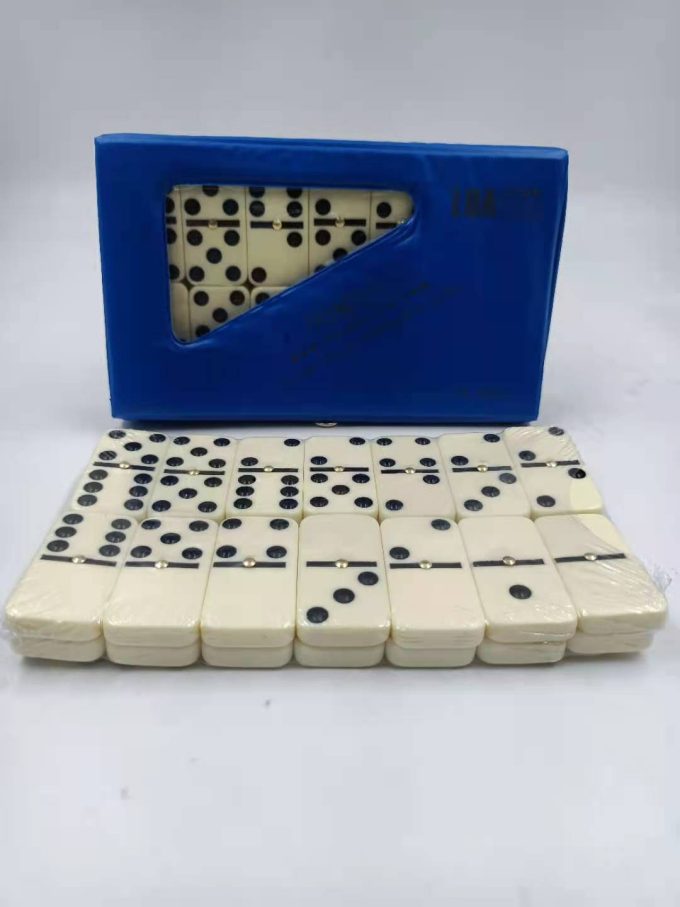 Jogo De Domino Double Six Profissional Osso Estojo C/28 Peças TOP Jogador Jogar