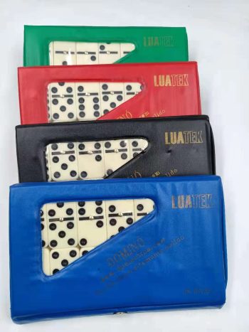 Jogo De Domino Double Six Profissional Osso Estojo C/28 Peças TOP Jogador Jogar
