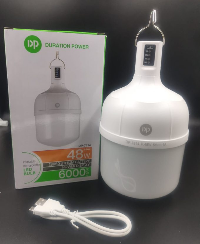 Luminaria Led Lampiao 48w Recarregavel Portatil Acampamento