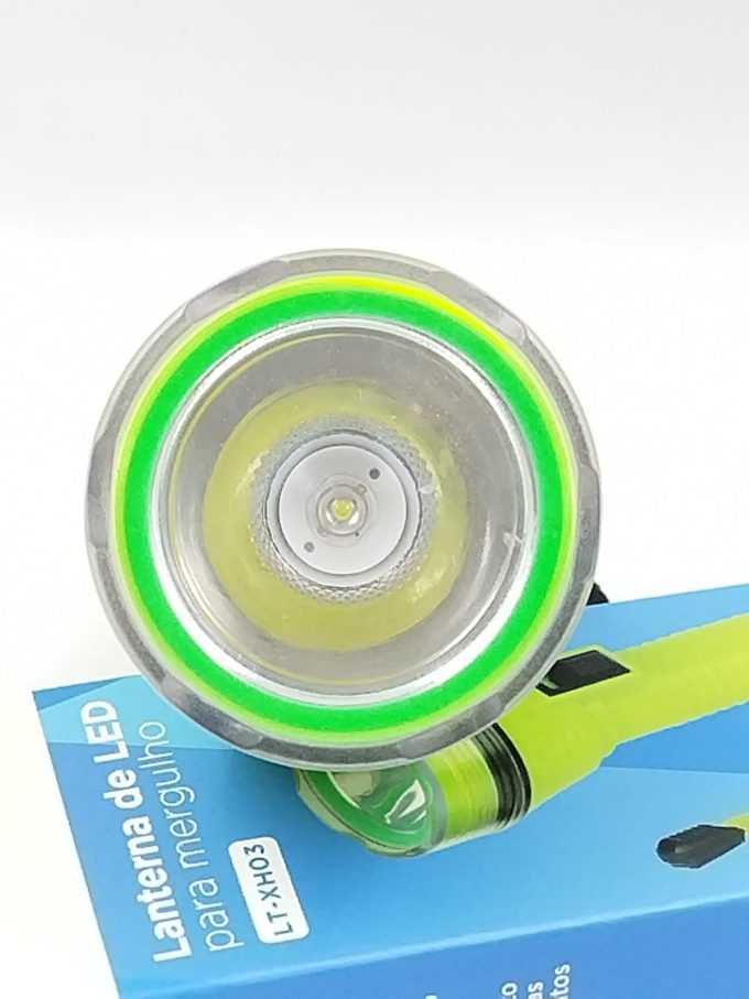 Lanterna De Mergulho RECARREGAVEL  Led À Prova D 'Água Profissional