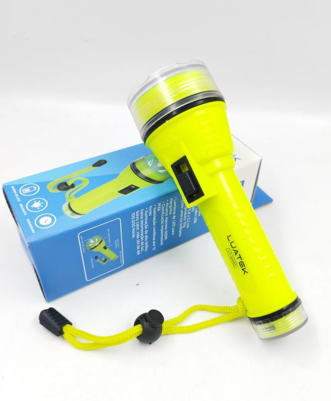 Lanterna De Mergulho RECARREGAVEL  Led À Prova D 'Água Profissional