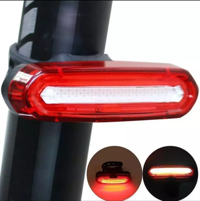 Bike Bicicleta LED 3 Cores Sinalizador Traseiro Farol Led Luz Segurança Pressione e segure por 3-5 segundos para liga HZ-03-3018