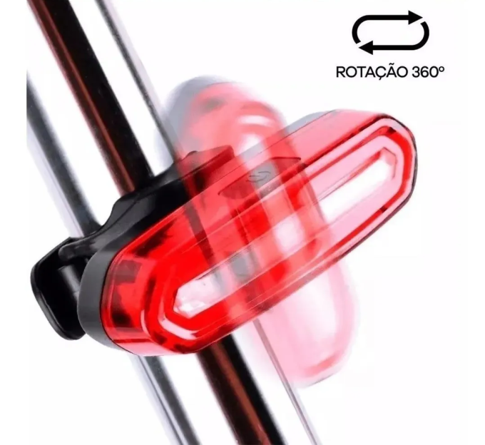 Bike Bicicleta LED 3 Cores Sinalizador Traseiro Farol Led Luz Segurança Pressione e segure por 3-5 segundos para liga HZ-03-3018