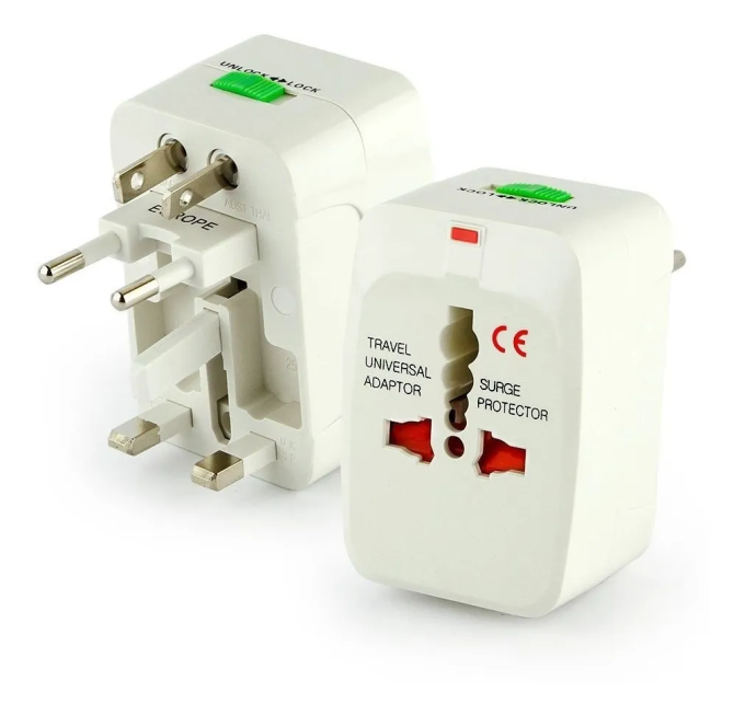 Adaptador Tomada Universal Internacional LELONG Uk EUA Europa Asia - Image 3
