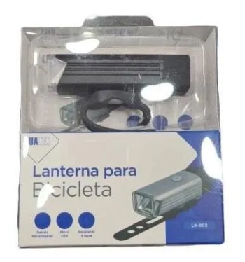 Lanterna Para Bicicleta Recarregável Luatek
