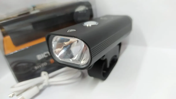 Farol Lanterna Bike Recarregável 3 Focos Led Cree + Cabo Usb - 1800 mAh 3,7v HZ-03-2027 - Image 3