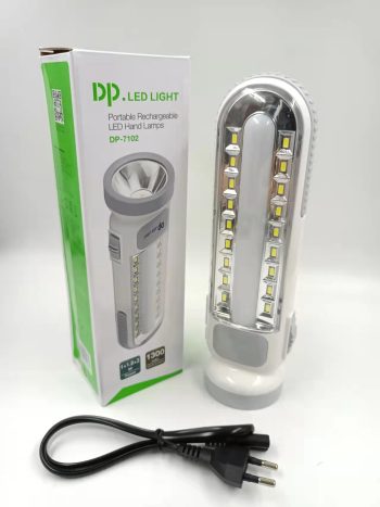 Lanterna Luminária de Emergência 1+18 LED 3W Recarregável Bivolt Elgin