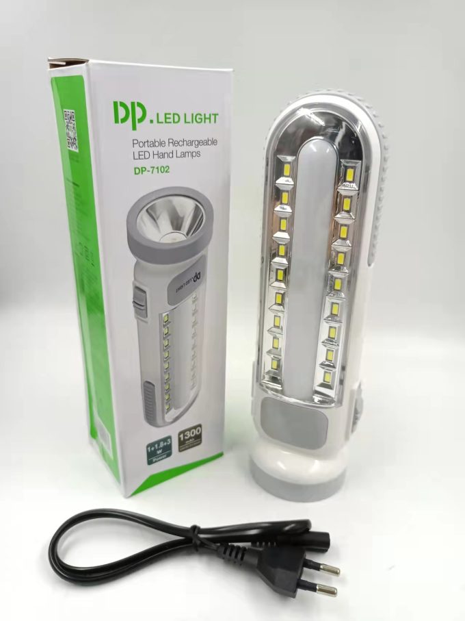 Lanterna Luminária de Emergência 1+18 LED 3W Recarregável Bivolt Elgin
