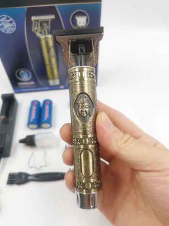 Máquina de Acabamento Vintage Kemei Bivolt Sem Fio