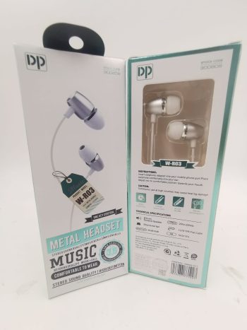 Fone de ouvido Microfone DP W-R03
