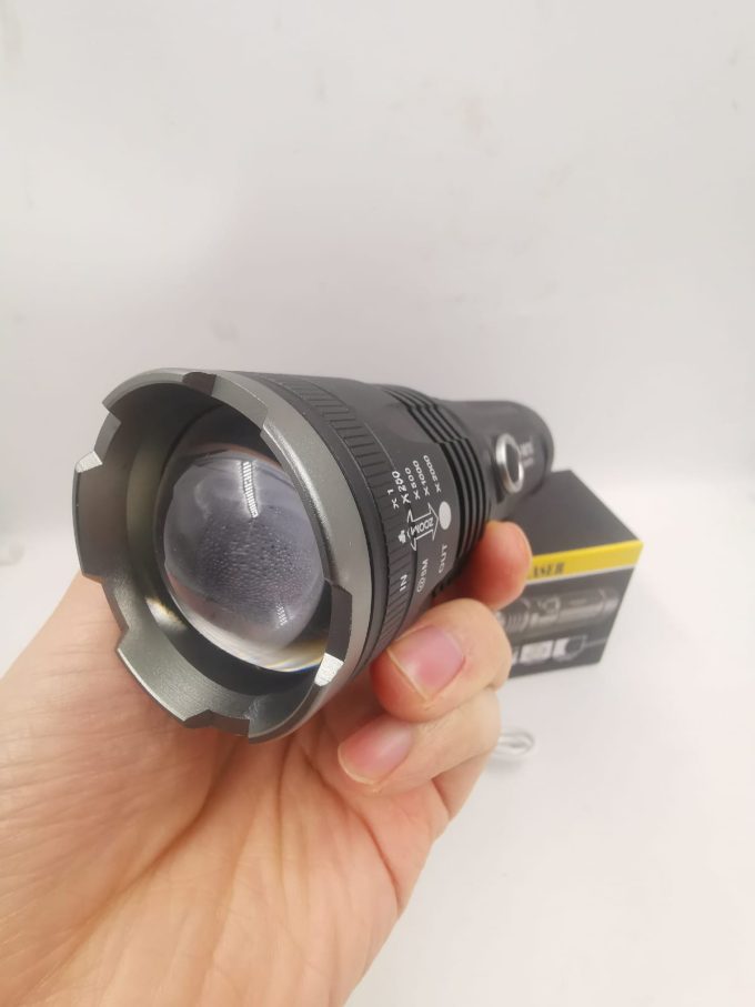 Lanterna Led Laser 2000lm B-max Recarregavel Cor da lanterna Preto Cor da luz Super Branca - Image 3