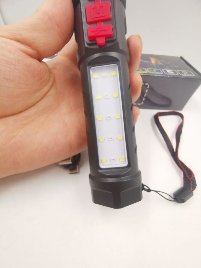 Lanterna Tática Recarregável Super Forte Para Pesca Camping Trilha sem caixa e cabo