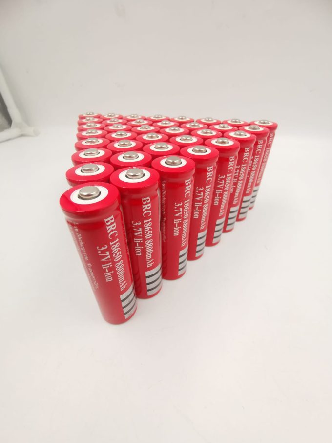1 Pilha Bateria Recarregável Com Ponto Vermelho 18650 3.7v pm-44 - Image 6