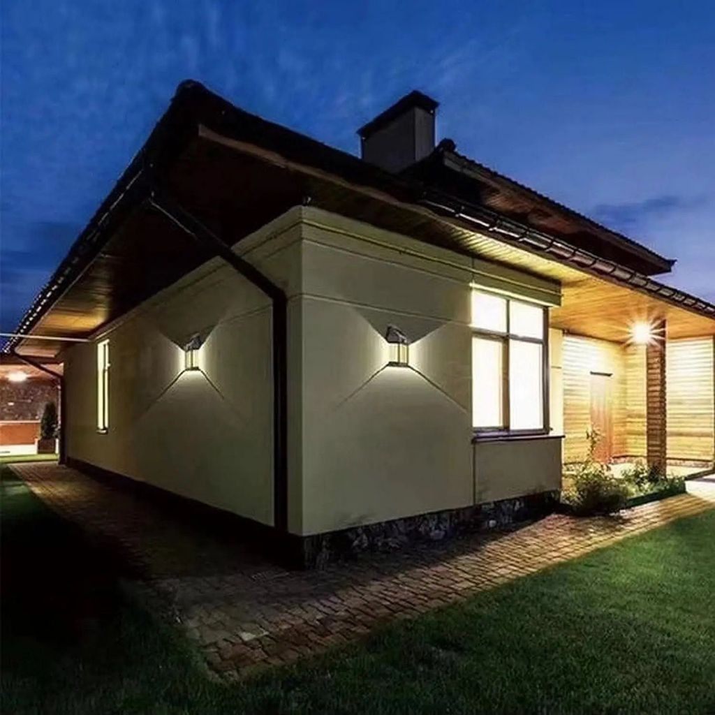 Luminaria Solar Com Movimento Sensor Luz De Parede Lâmpada LED, 3 Modos De Iluminação, Energia Solar À Prova D'água Para