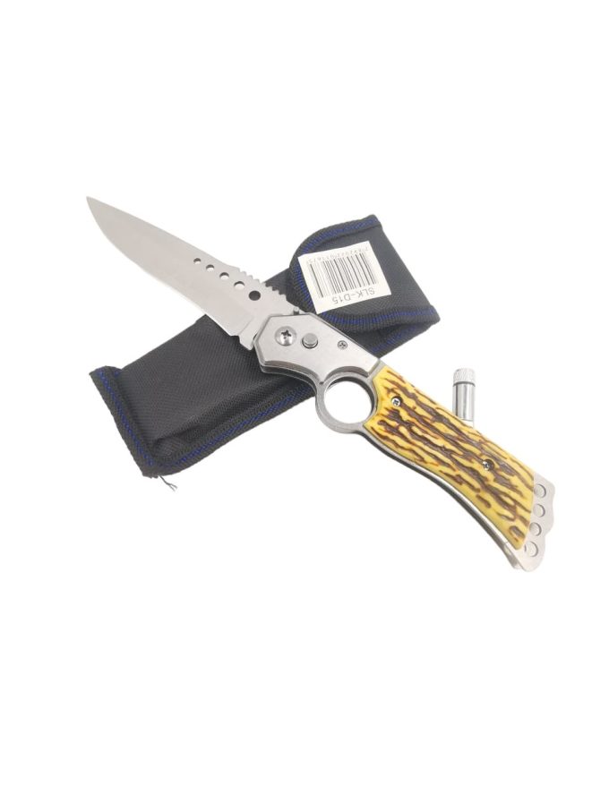 Canivete Tático Militar Automático Saque Rápido 24.9cm Pesca Camping Trilha