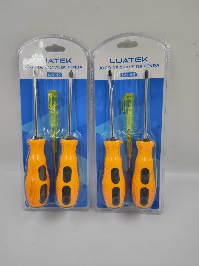 KIT FERRAMENTA COM 3 CHAVE LUATEK LWJ-160