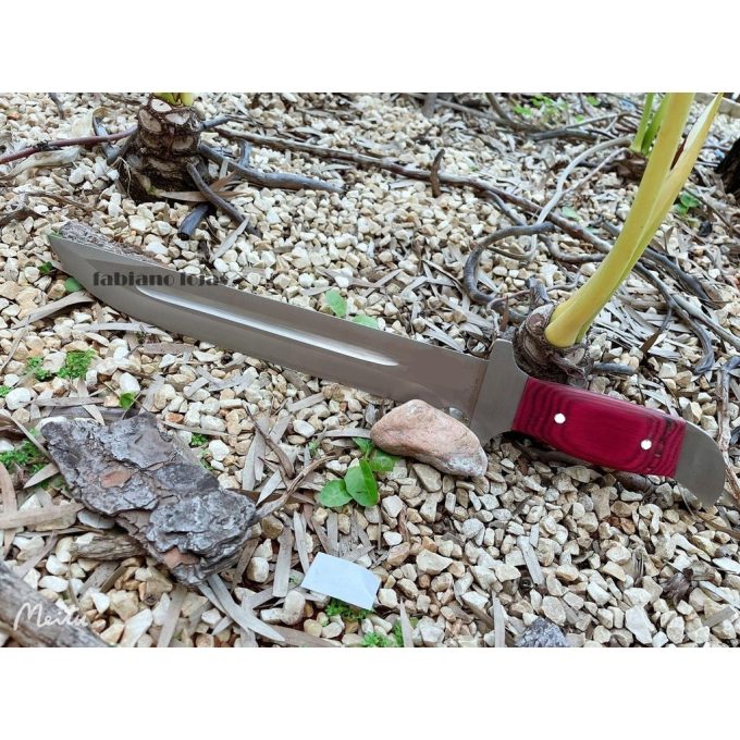 Faca Militar Tática Caça Pesca Camping Aço Inox HZ-06-0254
