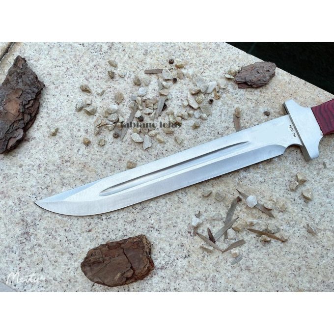 Faca Militar Tática Caça Pesca Camping Aço Inox HZ-06-0254