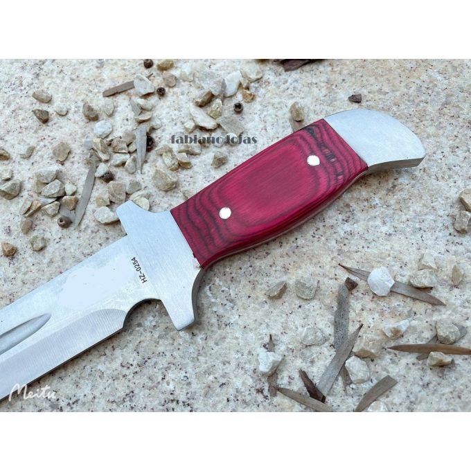 Faca Militar Tática Caça Pesca Camping Aço Inox HZ-06-0254