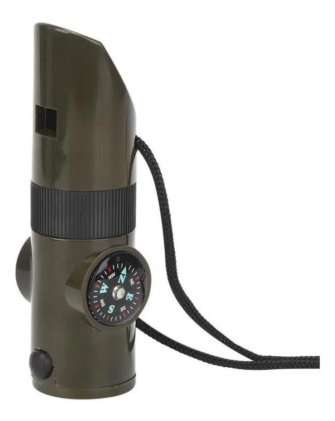 Apito De Sobrevivência De Emergência Multifuncional Para Ferramenta De Acampamento E Caminhada Ao Ar Livre 7 em 1 LK-034 - Image 7