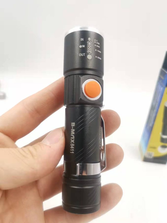 Lanterna Tatica Recarregavel Usb Led Super Potente