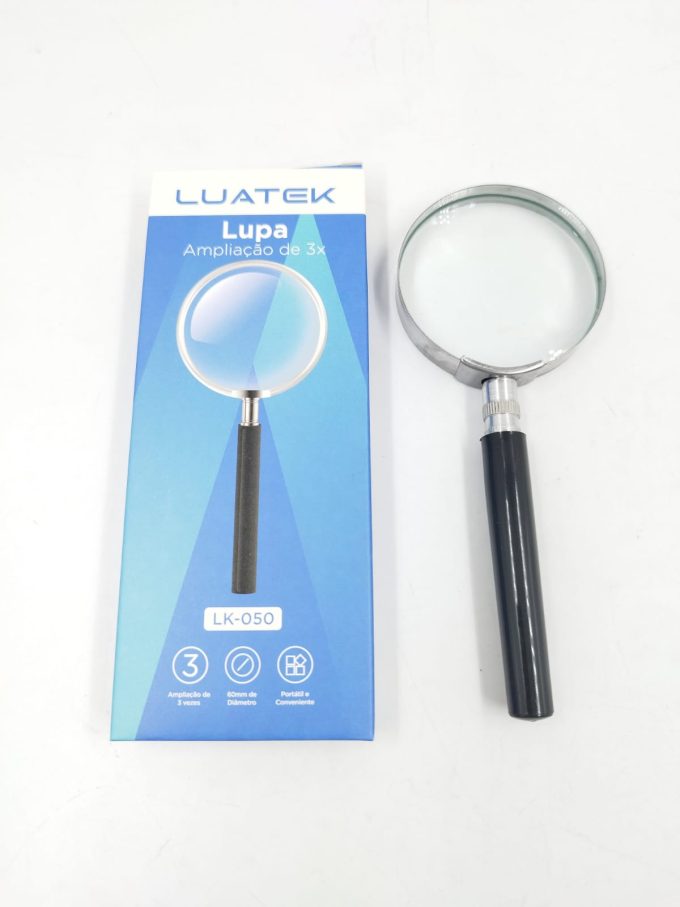 Lupa de Aumento para Leitura 3X  60MM
