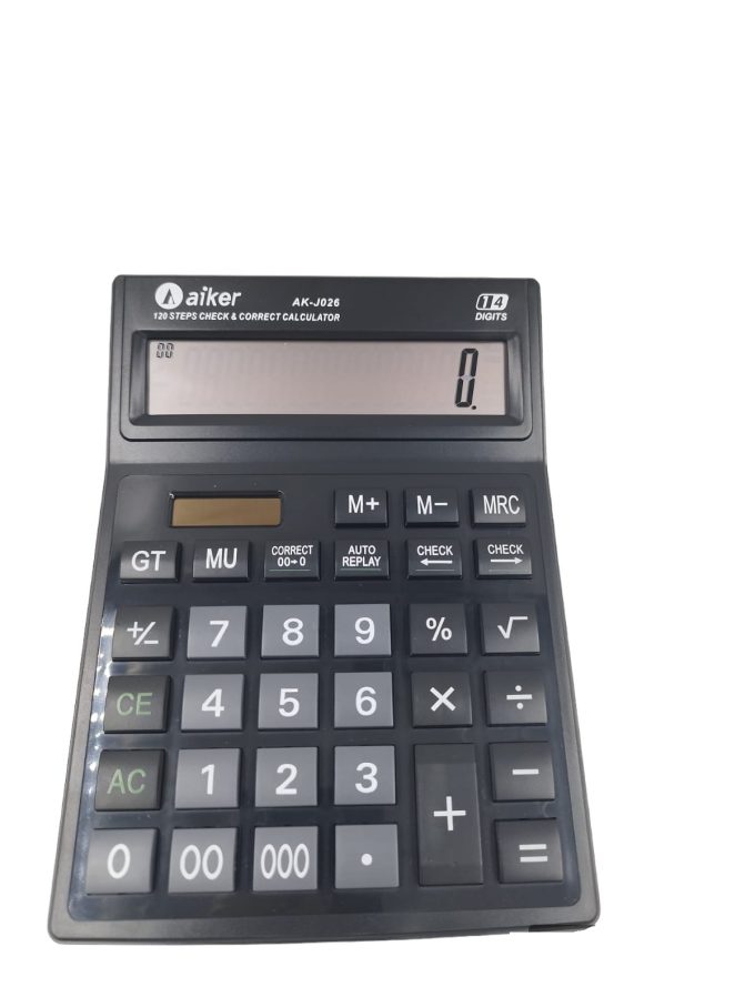 Calculadora de Mesa Escritório Solar Comercial 14 digitos - AIKER J026 - Image 3