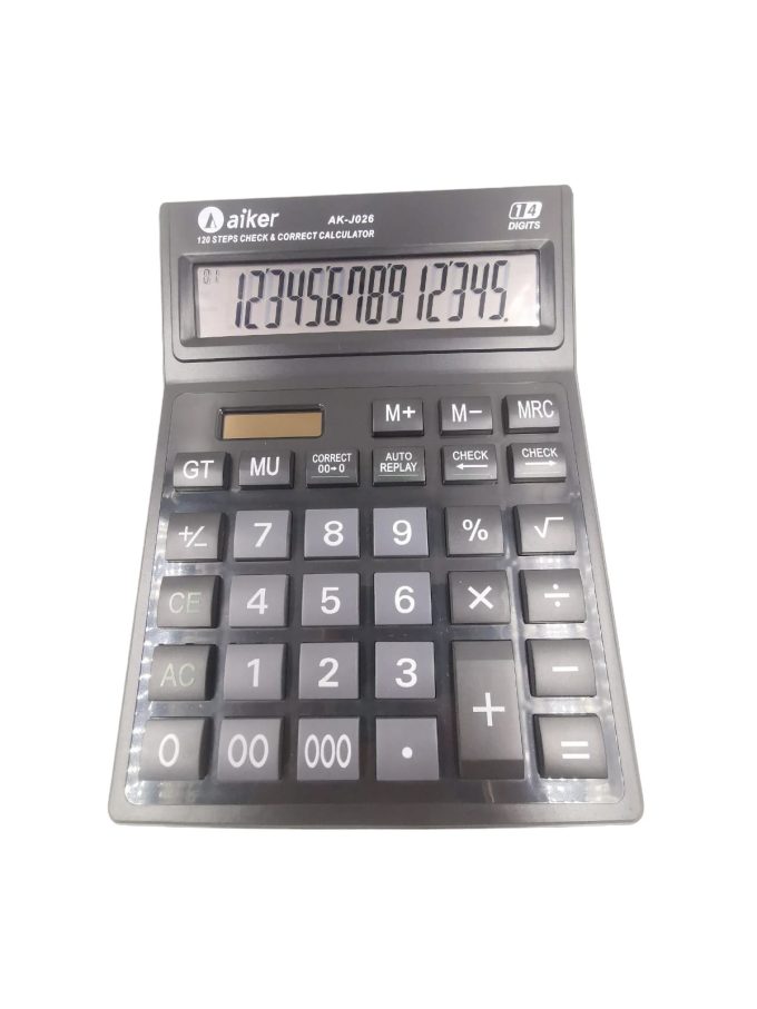 Calculadora de Mesa Escritório Solar Comercial 14 digitos - AIKER J026 - Image 4