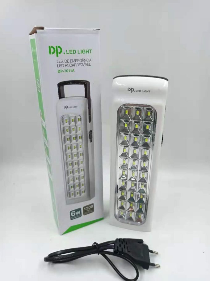 minação De Emergência 30 Leds Lítio Slim Segurima 7011A