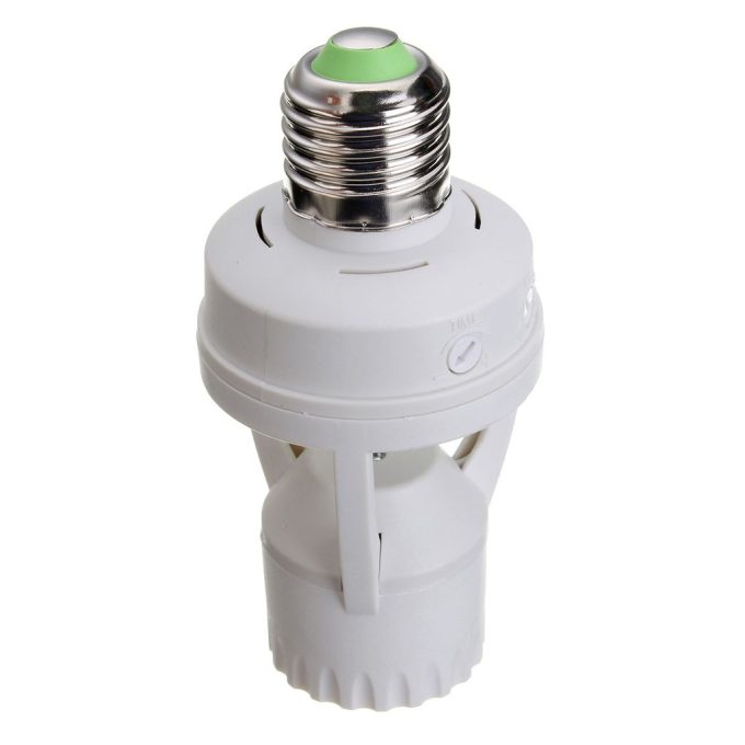 Sensor De Presença Com Fotocélula Para Lâmpada Soquete E27