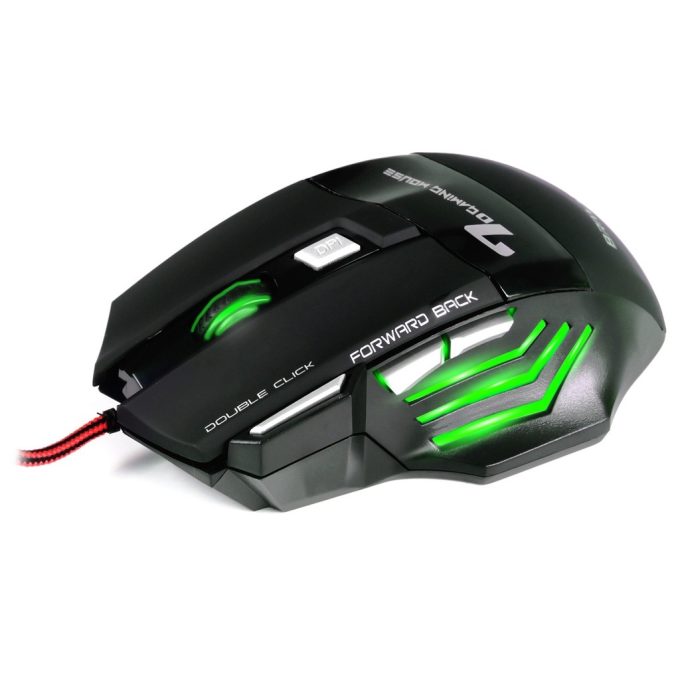 Mouse Gamer Laser X7 2400dpi Led Usb 7 Botões Profissional - Image 6