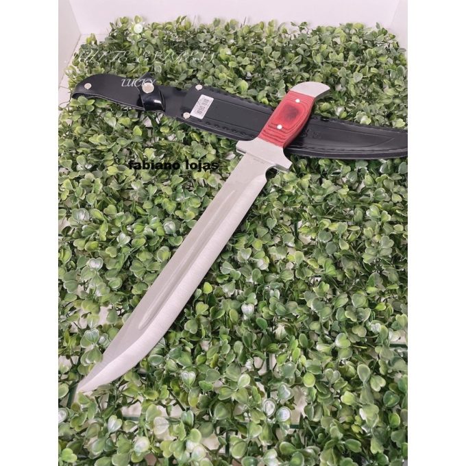 Faca Militar Tática Caça Pesca Camping Aço Inox HZ-06-0254