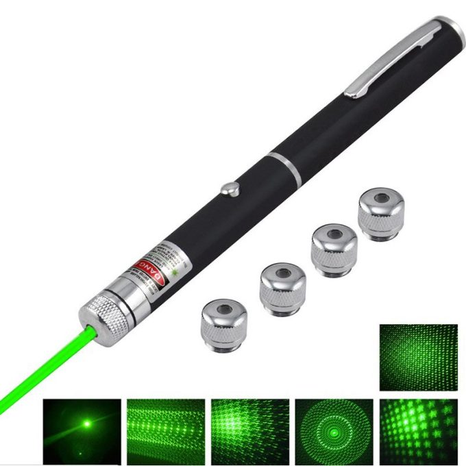 Caneta laser Power Green Laser Pointer Torch Foco ajustável 532NM caneta Lazer