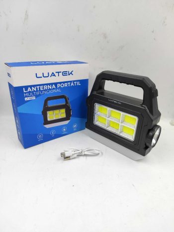 Lanterna solar Recarregável led À Prova D'água Lâmpada De Trabalho De Busca Longa Alcance Luz De Emergência De Alta Potência Forte