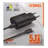Carregador Turbo 5.1a Usb+usb-c Para iPhone Le-283cp Lelong