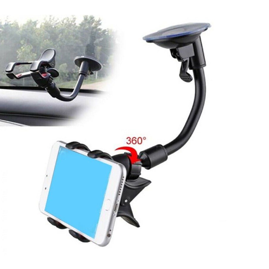 Suporte de Celular Para Carro Veicular com Ventosa para Vidro Universal