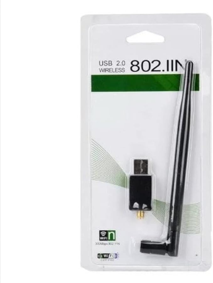 Adaptador Wireless Usb 2.0 802.Iin 1200mbps - Adaptador Wifi Antena Adaptador Wireless USB Wi-Fi Sem Fio 1200mbps Receptor PC TV Notebook Computador Internet