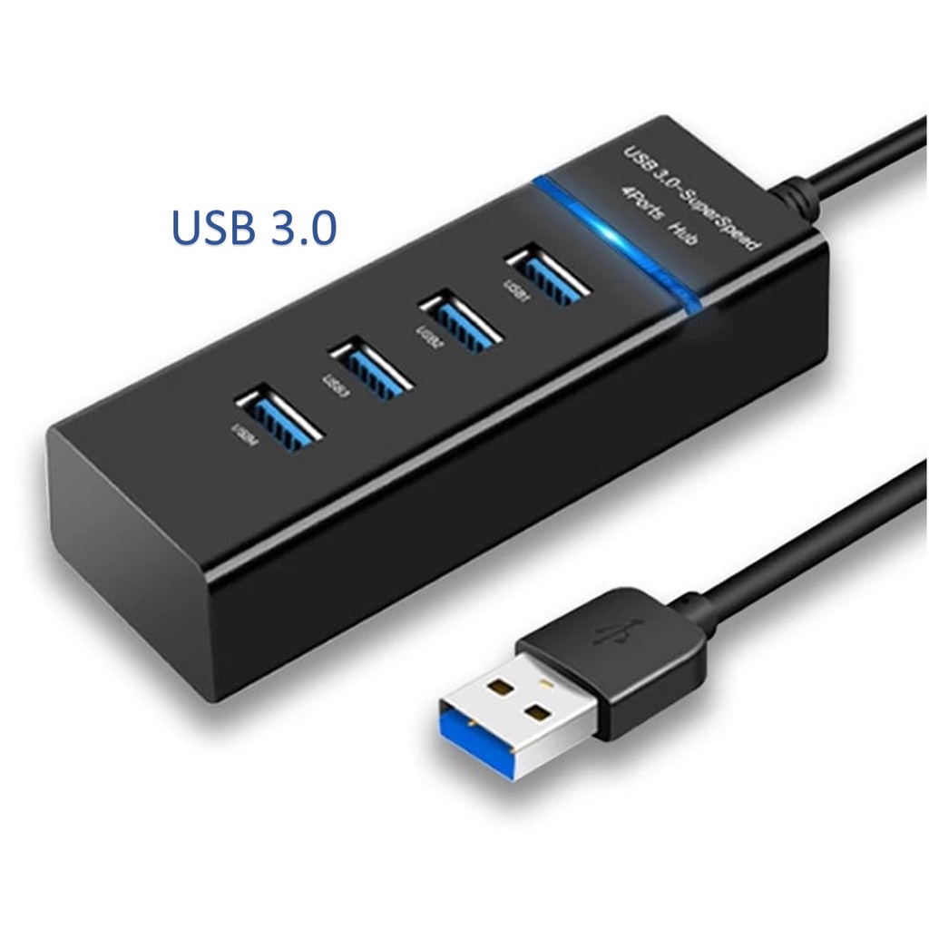 Hub USB 3.0 e 2.0 4 Portas Extensor USB KNUP - KP-HB500