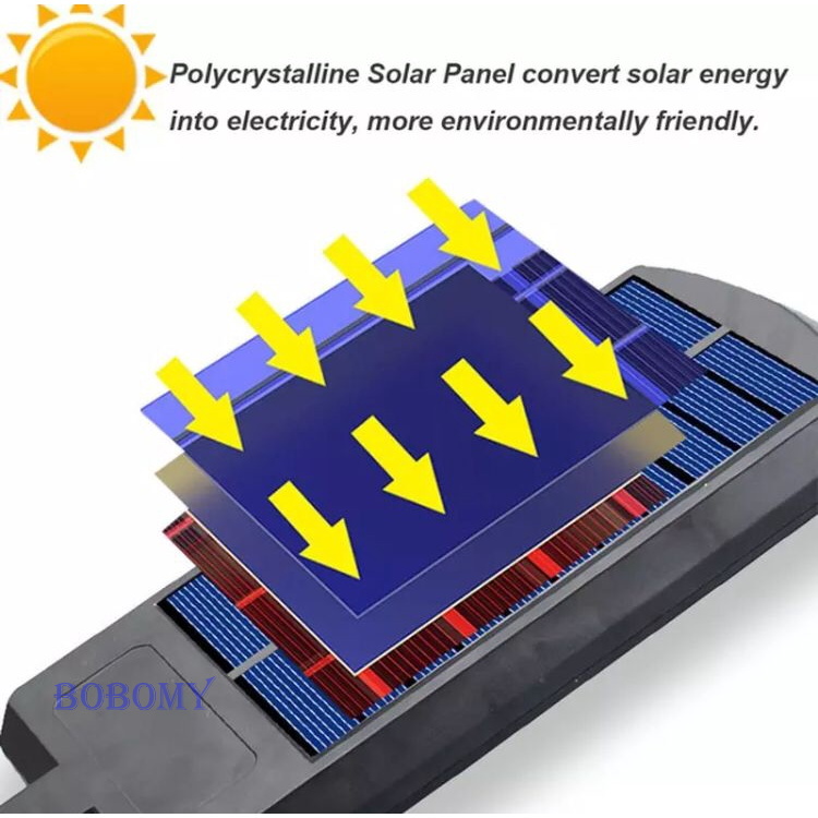 Luminária Externa Painel Solar Poste De Luz Parede 4 Led