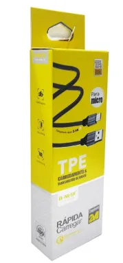 CABO USB BMAX V8 2M, 2.4A, EMBORRACHADO - BM8628