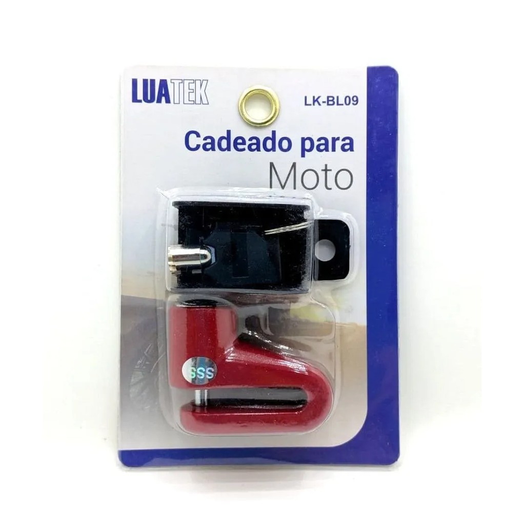 Cadeado Trava Para Disco Freio Moto Antifurto Universal