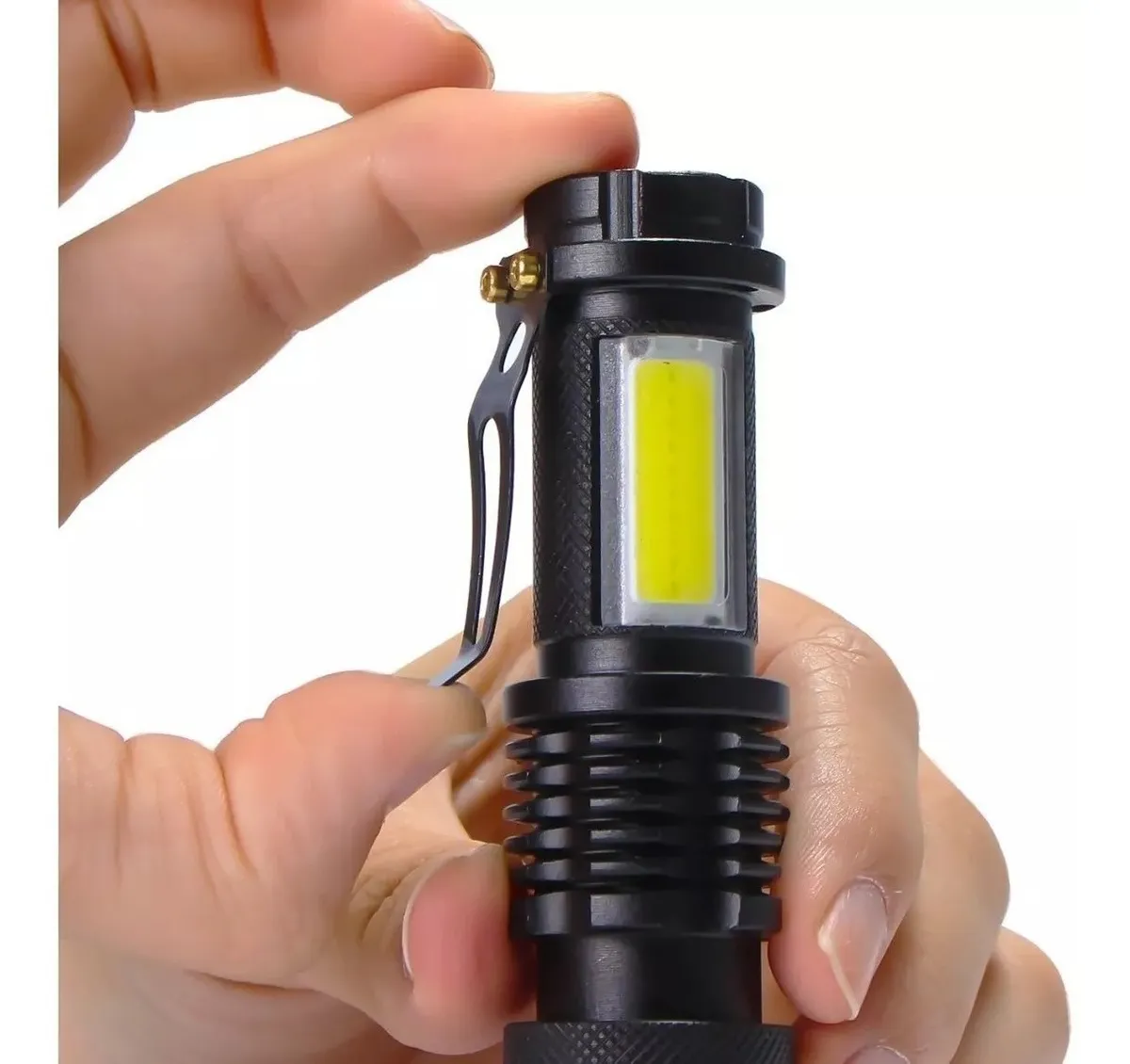 Lanterna Tatica Led Uv LUZ Negra + Led Cob Branco Para Escorpião nota original