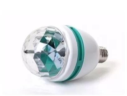 Lâmpada Led Globo colorido giratória para Festas discoteca