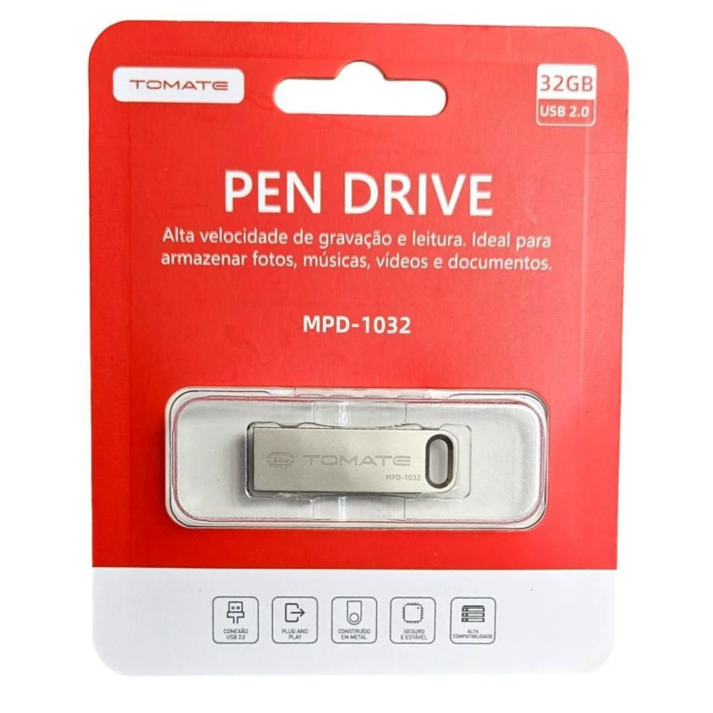 PEN DRIVE USB 2.0 32GB TOMATE MPD-1032