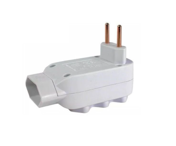 PLUGUE ADAPTADOR 2P 10A COM 4 TOMADA NOVO PADRAO BRASILEIRO